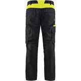 Blåkläder 1444 Industrie Stretch Bundhose – schwarz/gelb