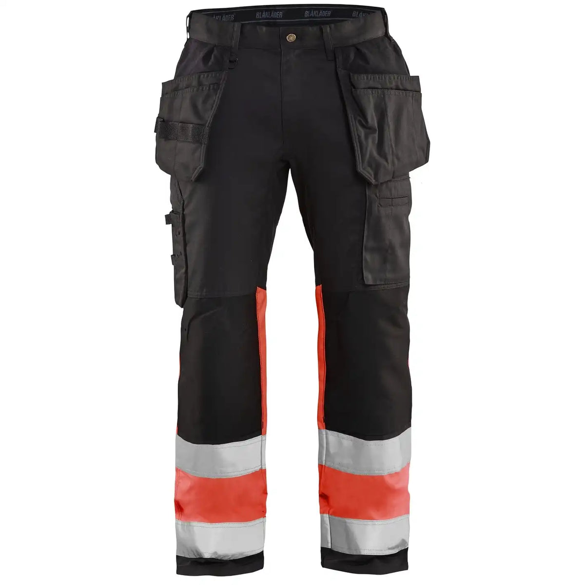 Blåkläder 1558 Warnschutz Stretch Handwerkerhose – schwarz/rot