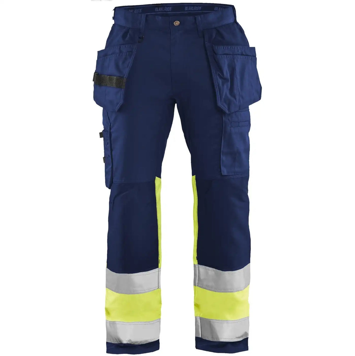Blåkläder 1558 Warnschutz Stretch Handwerkerhose – marine/gelb