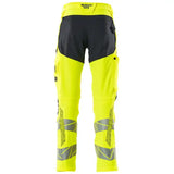 Mascot Accelerate Safe Masco Warnschutz Bundhose Stretch – gelb/schwarzblau