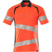 Mascot Accelerate Safe Warnschutz Polo-Shirt – rot/schwarzblau