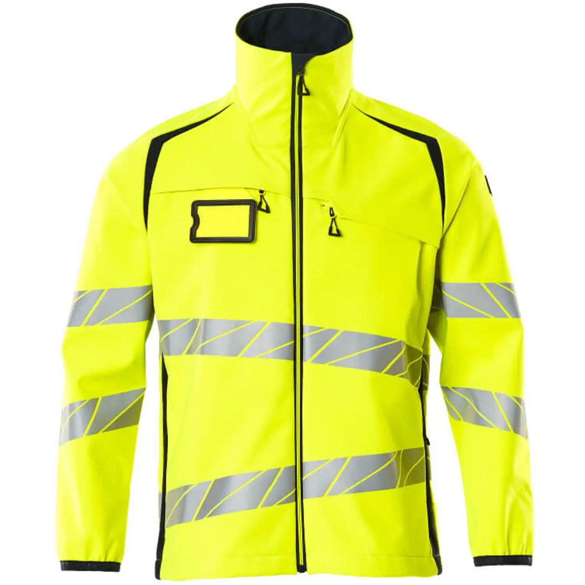 Mascot Accelerate Safe Warn-Softshelljacke – gelb/schwarzblau