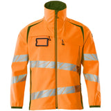 Mascot Accelerate Safe Warn-Softshelljacke – orange/moosgrün