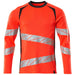 Mascot Accelerate Safe Warnschutz Langarmshirt – rot/schwarzblau