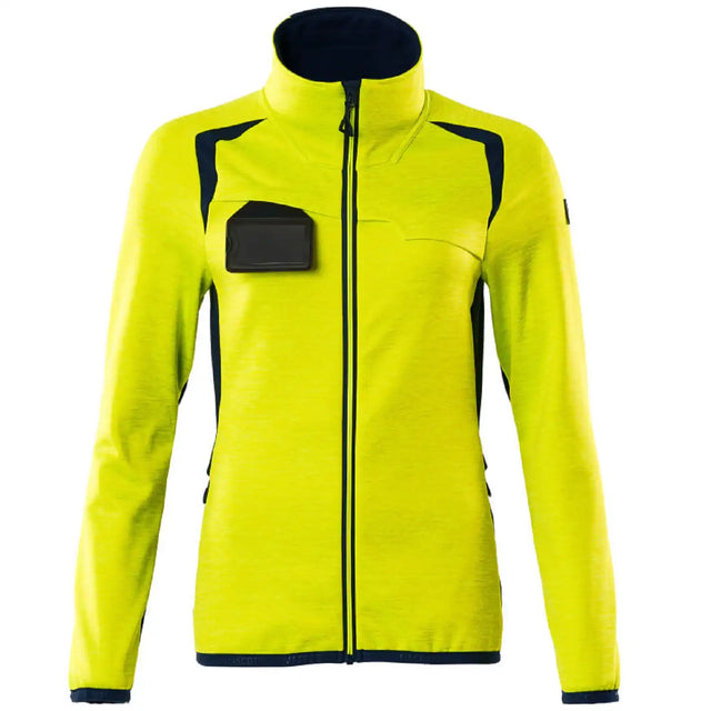 Mascot Damen Accelerate Safe Fleecejacke – gelb/schwarzblau