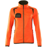 Mascot Damen Accelerate Safe Fleecejacke – orange/moosgrün