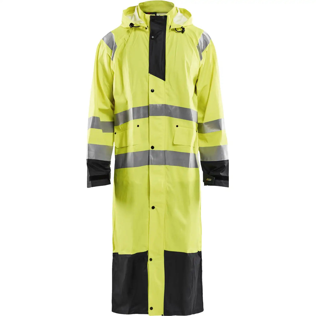 Blåkläder 4325 Warnschutz Regenmantel Level 1 – gelb/schwarz