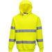 Portwest B304 Warnschutz Kapuzen-Sweatshirt – gelb