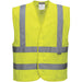 Portwest m. Schulterrefl. C370 Kl.2 Mesh Warnweste – gelb