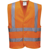 Portwest m. Schulterrefl. C370 Kl.2 Mesh Warnweste – orange