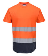 Portwest C395 Warnschutz Mesh T-Shirt – orange/marine