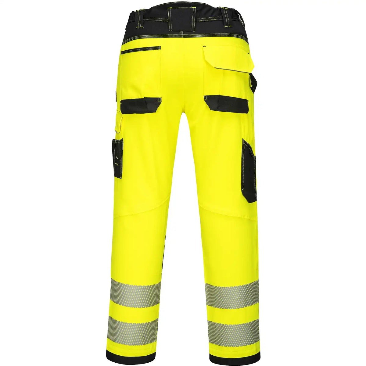 Portwest PW303 PW3 Warnschutz Stretch-Bundhose – gelb/schwarz