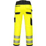 Portwest PW303 PW3 Warnschutz Stretch-Bundhose – gelb/schwarz