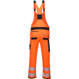 Portwest PW344 PW3 Warnschutz Latzhose – orange/schwarz