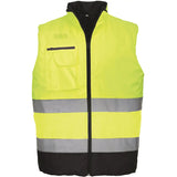 Portwest S267 Warnschutz Winterweste – gelb/marine