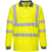 Portwest S277 Warnschutz Langarm Poloshirt – gelb