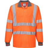Portwest S277 Warnschutz Langarm Poloshirt – orange