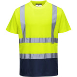 Portwest S378 Warnschutz T-Shirt – gelb/marine