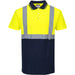 Portwest S479 Warnschutz Polo-Shirt – gelb/marine