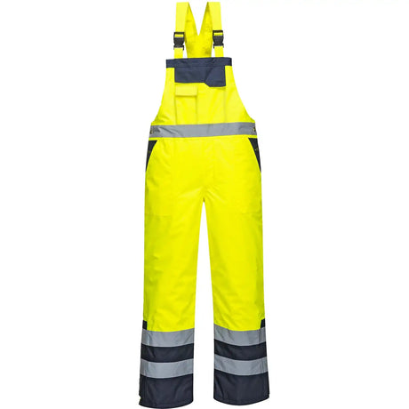 Portwest S489 Warnschutz Winter Latzhose – gelb