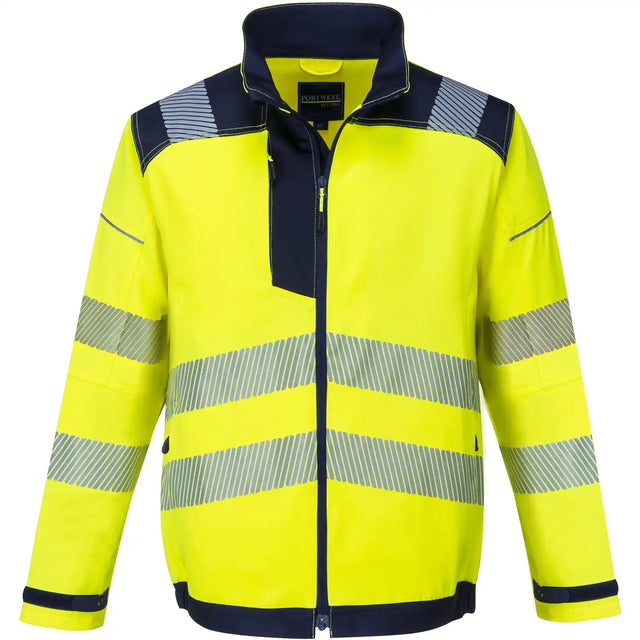 Portwest T500 PW3 Warnschutz Bundjacke – gelb/marine