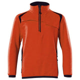 Mascot Accelerate Safe Kinder HiVis Fleecepullover – rot/schwarzblau