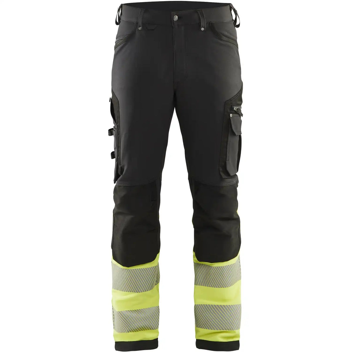 Blåkläder 1193 Warnschutz Stretch-Bundhose Kl. 1 – schwarz/gelb