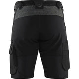 Blåkläder 1423 Stretch Service-Shorts – schwarz/dunkelgrau