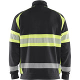Blåkläder 3551 Warnschutz Sweatjacke Kl. 1 – schwarz/gelb