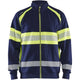 Blåkläder 3551 Warnschutz Sweatjacke Kl. 1 – marine/gelb