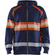 Blåkläder Kl. 1 3552 Warnschutz Kapuzen-Sweatjacke – marine/orange