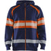 Blåkläder Kl. 1 3552 Warnschutz Kapuzen-Sweatjacke – marine/orange