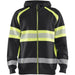 Blåkläder Kl. 1 3552 Warnschutz Kapuzen-Sweatjacke – schwarz/gelb