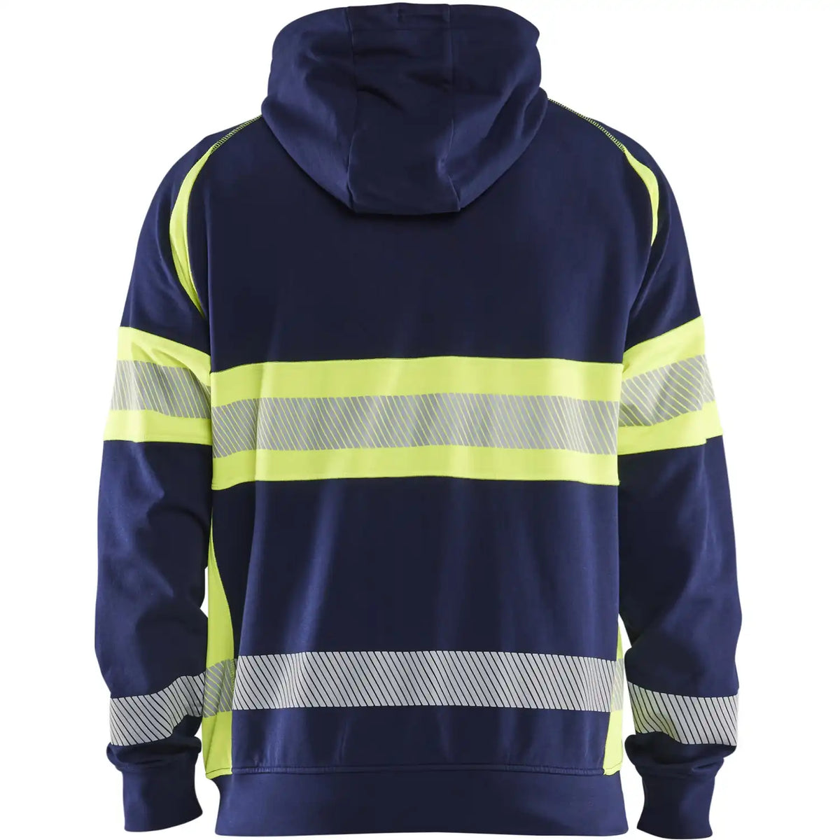 Blåkläder Kl. 1 3552 Warnschutz Kapuzen-Sweatjacke – marine/gelb