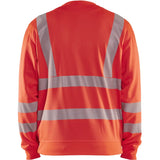 Blåkläder 3562 Warnschutz Sweatshirt Kl. 3 – rot