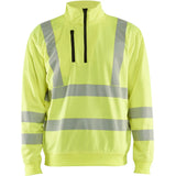 Blåkläder 3564 Warnschutz Zip-Sweatshirt Kl. 3 – gelb