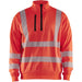 Blåkläder 3564 Warnschutz Zip-Sweatshirt Kl. 3 – rot