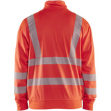 Blåkläder 3564 Warnschutz Zip-Sweatshirt Kl. 3 – rot