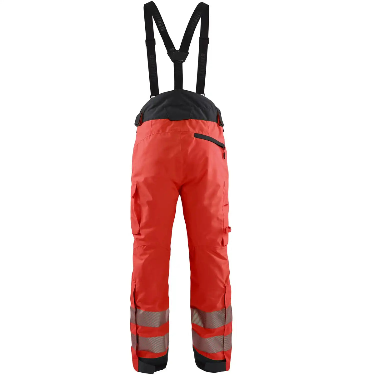 Blåkläder 1875 Warnschutz Winterhose – rot/schwarz