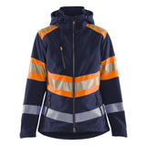 Blåkläder Damen Kl1 4404 Warnschutz Softshelljacke – marine/orange