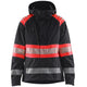 Blåkläder Damen 4430 Warnschutz Regenjacke Kl. 1 – schwarz/rot