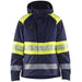 Blåkläder Damen 4430 Warnschutz Regenjacke Kl. 1 – marine/gelb