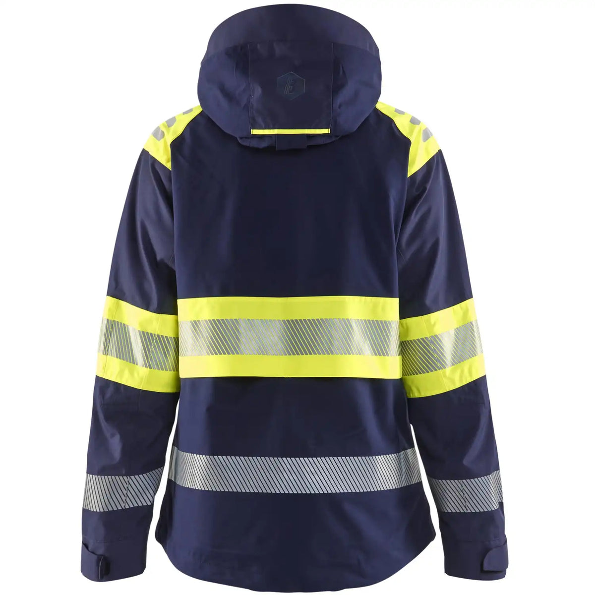 Blåkläder Damen 4430 Warnschutz Regenjacke Kl. 1 – marine/gelb