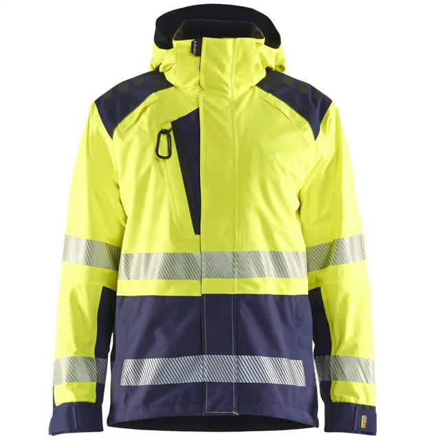 Blåkläder 4435 Warnschutz Regenjacke Kl. 3 – gelb/marine