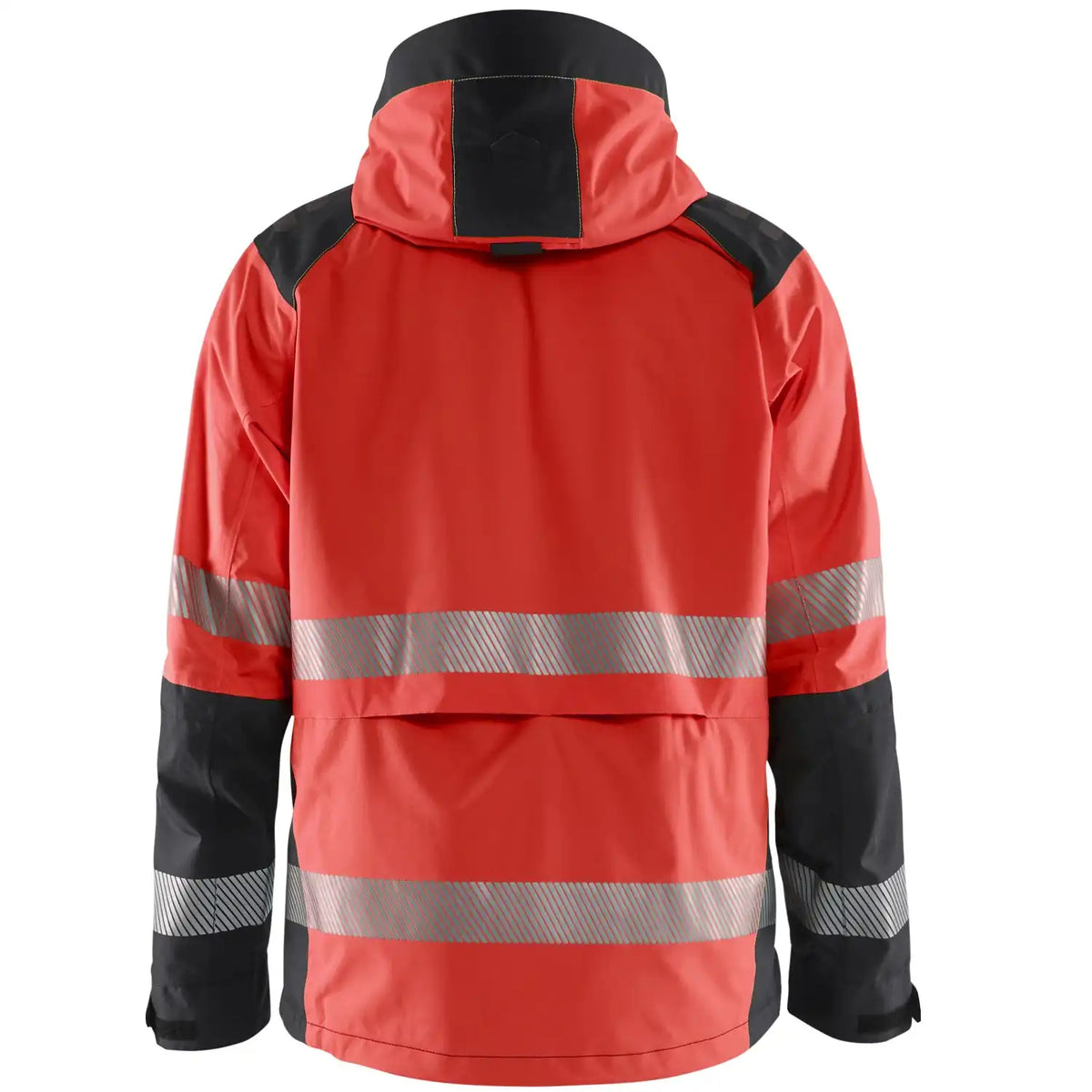 Blåkläder 4435 Warnschutz Regenjacke Kl. 3 – rot/schwarz