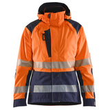 Blåkläder Damen 4436 Warnschutz Regenjacke Kl. 2 – orange/marine