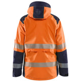 Blåkläder Damen 4436 Warnschutz Regenjacke Kl. 2 – orange/marine