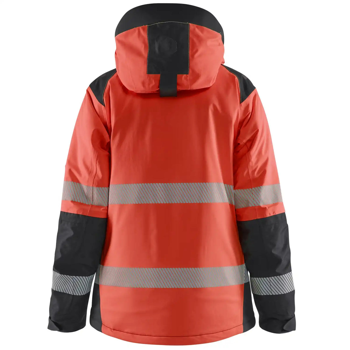 Blåkläder Damen 4456 Warnschutz Winterjacke Kl 2 – rot/schwarz