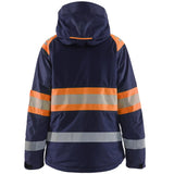 Blåkläder Damen 4470 Warnschutz Winterjacke Kl 1 – marine/orange
