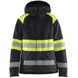 Blåkläder Damen 4470 Warnschutz Winterjacke Kl 1 – schwarz/gelb